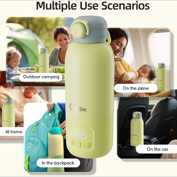 Ellie Lemon and Teal Bottle Warmer